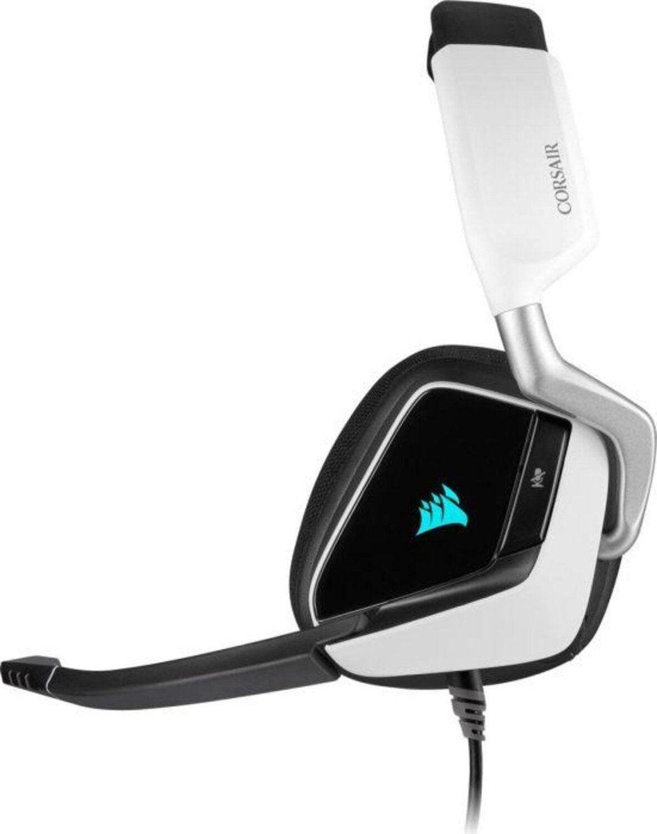 Gaming-Headset Corsair Void RGB Elite USB PC Schwarz/Weiß